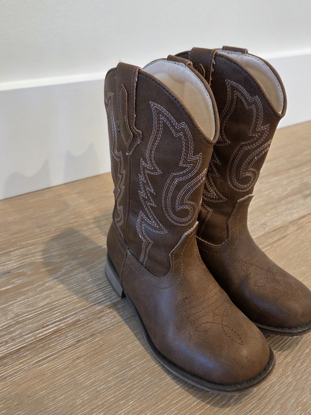 Kids Brown Cowboy Boots - Classic Western Style